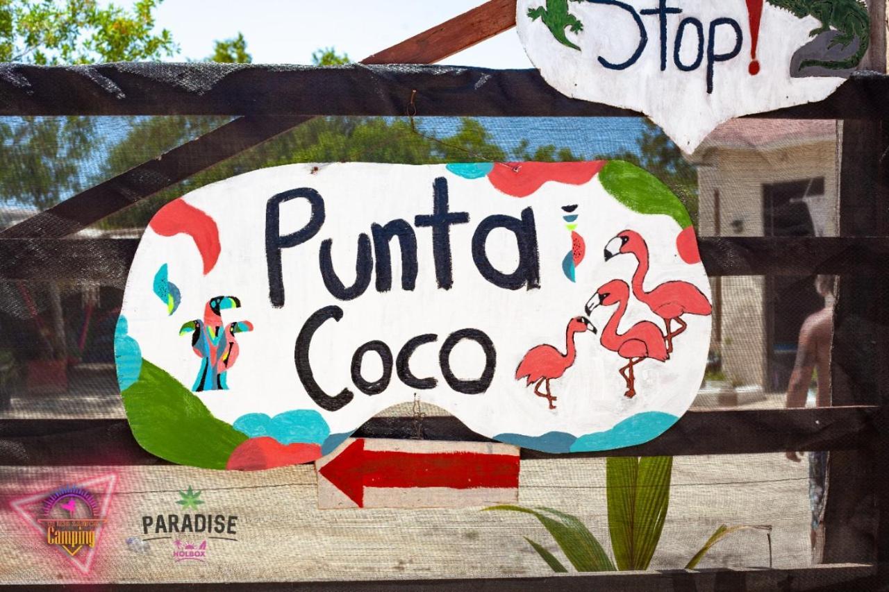 Casa De Los Santos Camping Y Eco Cabanas Isla Holbox ภายนอก รูปภาพ
