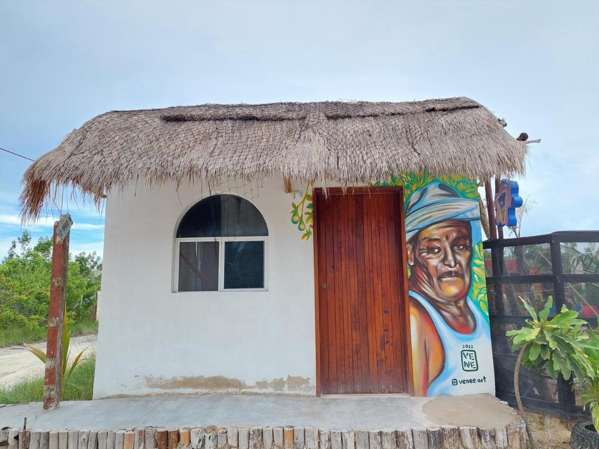 Casa De Los Santos Camping Y Eco Cabanas Isla Holbox ภายนอก รูปภาพ