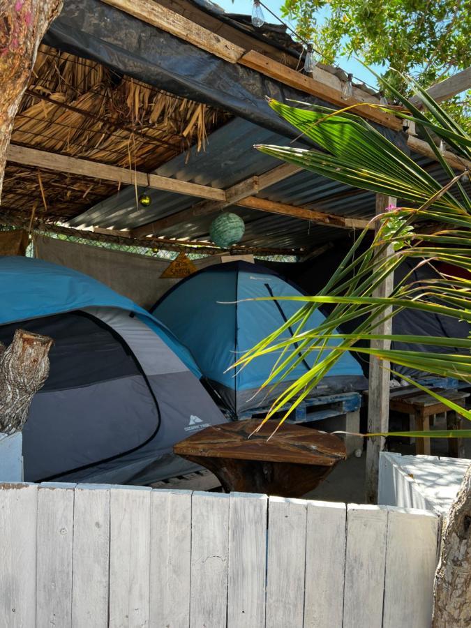 Casa De Los Santos Camping Y Eco Cabanas Isla Holbox ภายนอก รูปภาพ